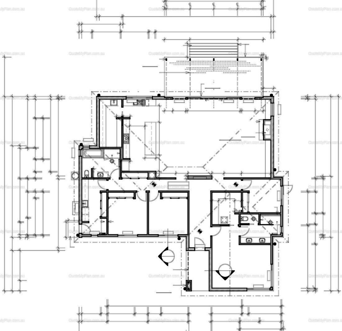 3 Bed Large Home floor plan